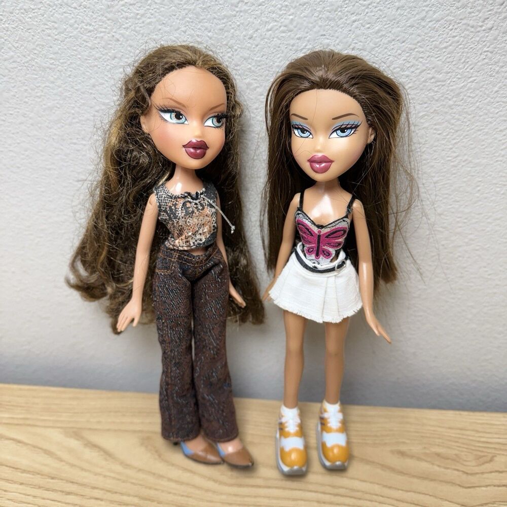 Vtg  BRATZ Wild Wild West Yasmin Doll & Formal Funk Runway Disco Nevra 2001 Lot
